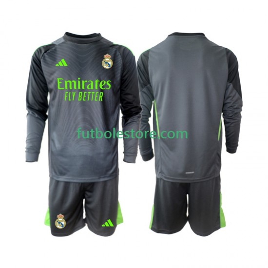 Tercera Equipación del Real Madrid Portero 2025-2026 ML para Niño (Camiseta y pantalón)