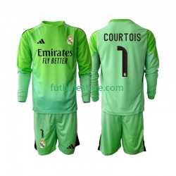 Segunda Equipación del Real Madrid Thibaut Courtois 1 2025-2026 ML para Niño (Camiseta y pantalón)