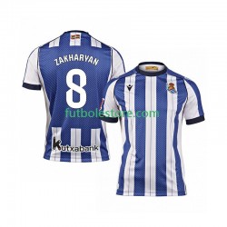 Primera Equipación del Real Sociedad Arsen Zakharyan 8 2025-2026 Manga Corta para Hombre Primera Equipación del Real Sociedad Arsen Zakharyan 8 2025-2026 Manga Corta para Hombre