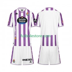Primera Equipación del Real Valladolid 2025-2026 Manga Corta para Niño (Camiseta y pantalón)