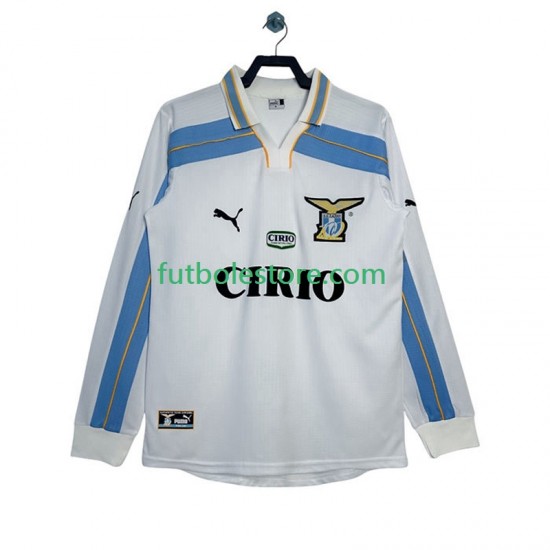 Segunda Equipación del SS Lazio Retro 1999 2000 ML para Hombre Segunda Equipación del SS Lazio Retro 1999 2000 ML para Hombre