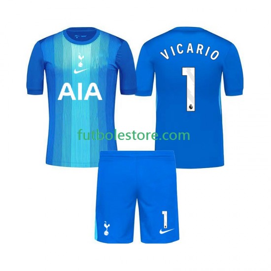 Segunda Equipación del Tottenham Hotspur Portero Guglielmo Vicario 1 2025-2026 Manga Corta para Niño (Camiseta y pantalón) Segunda Equipación del Tottenham Hotspur Portero Guglielmo Vicario 1 2025-2026 Manga Corta para Niño (Camiseta y pantalón)