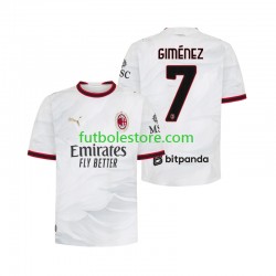 Segunda Equipación del AC Milan Gimenez 7 2026-2027 Manga Corta para Hombre