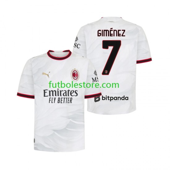 Segunda Equipación del AC Milan Gimenez 7 2026-2027 Manga Corta para Hombre