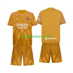 Primera Equipación del AC Milan Portero 2026-2027 Manga Corta para Niño (Camiseta y pantalón)