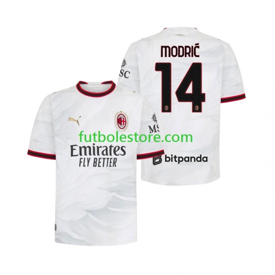 Segunda Equipación del AC Milan Luka Modric 14 2026-2027 Manga Corta para Hombre