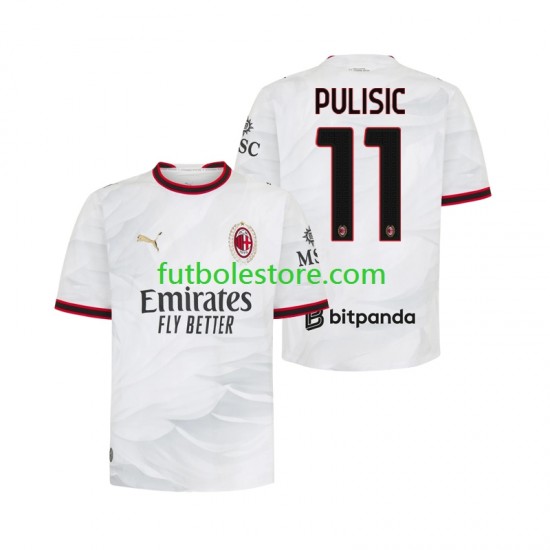 Segunda Equipación del AC Milan Pulisic 11 2026-2027 Manga Corta para Hombre