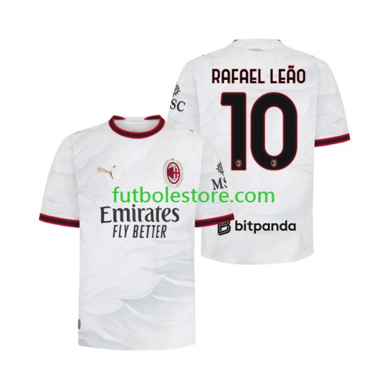 Segunda Equipación del AC Milan Rafael Leao 10 2026-2027 Manga Corta para Hombre