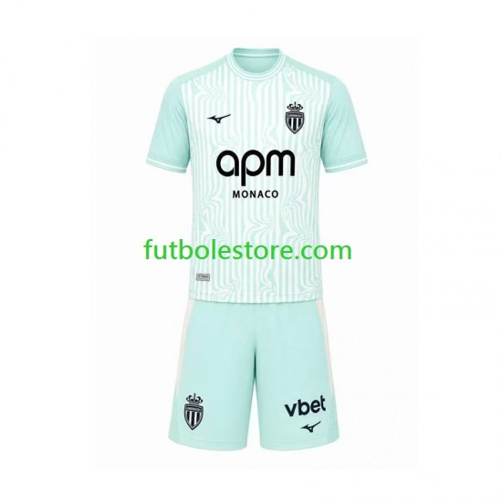 Tercera Equipación del AS Monaco 2026-2027 Manga Corta para Niño (Camiseta y pantalón)