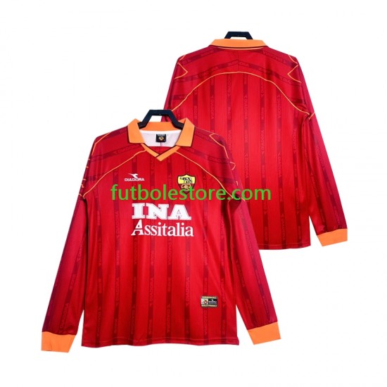 Primera Equipación del AS Roma Retro 1999 2000 ML para Hombre