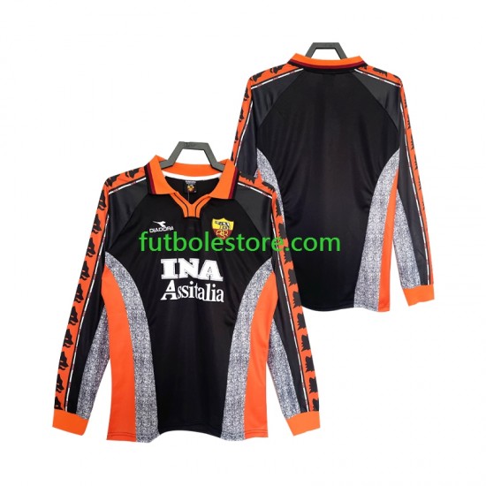Tercera Equipación del AS Roma Retro 1998 1999 ML para Hombre
