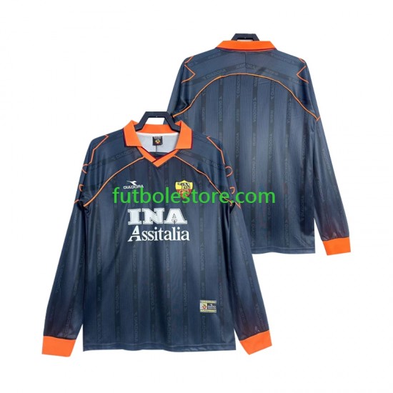 Tercera Equipación del AS Roma Retro 1999 2000 ML para Hombre