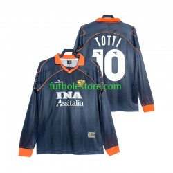 Tercera Equipación del AS Roma Totti 10 Retro 1999 2000 ML para Hombre