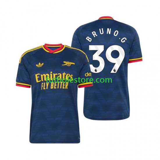 Segunda Equipación del Arsenal Bruno Guimaraes 39 2026-2027 Manga Corta para Hombre