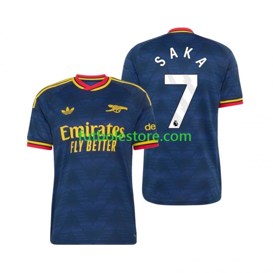 Segunda Equipación del Arsenal Bukayo Saka 7 2026-2027 Manga Corta para Hombre