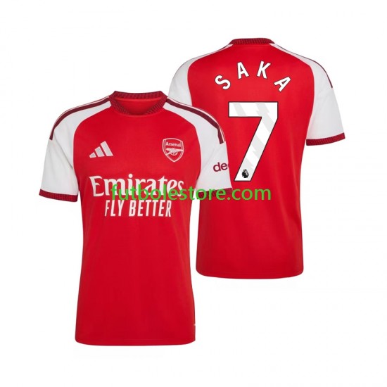 Primera Equipación del Arsenal Bukayo Saka 7 2026-2027 Manga Corta para Hombre