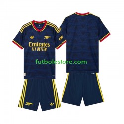 Segunda Equipación del Arsenal 2026-2027 Manga Corta para Niño (Camiseta y pantalón)