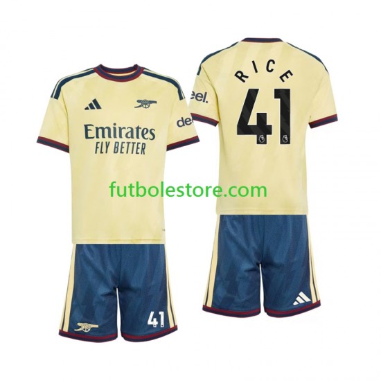 Tercera Equipación del Arsenal Declan Rice 41 2026-2027 Manga Corta para Niño (Camiseta y pantalón)