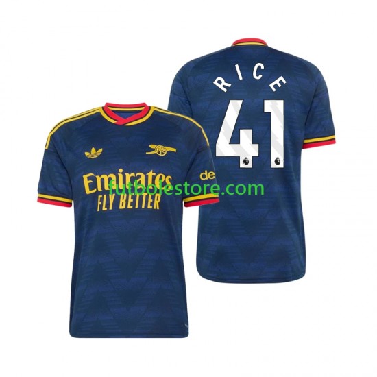Segunda Equipación del Arsenal Declan Rice 41 2026-2027 Manga Corta para Hombre