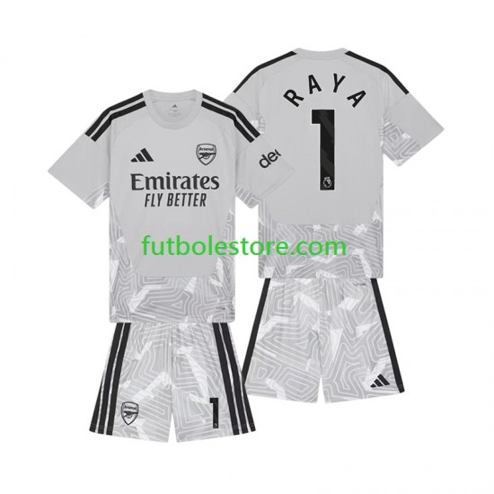 Primera Equipación del Arsenal Portero David Raya 1 2026-2027 Manga Corta para Niño (Camiseta y pantalón)