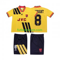Segunda Equipación del Arsenal WRIGHT 8 Retro 1993 1994 Manga Corta para Niño (Camiseta y pantalón)