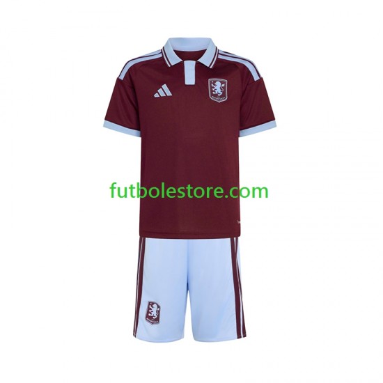 Primera Equipación del Aston Villa 2026-2027 Manga Corta para Niño (Camiseta y pantalón)