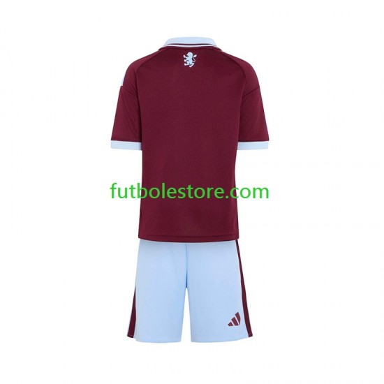 Primera Equipación del Aston Villa 2026-2027 Manga Corta para Niño (Camiseta y pantalón)