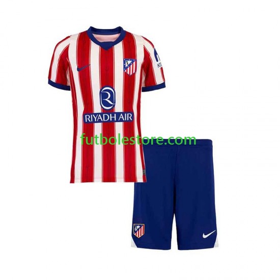 Primera Equipación del Atlético Madrid 2026-2027 Manga Corta para Niño (Camiseta y pantalón)