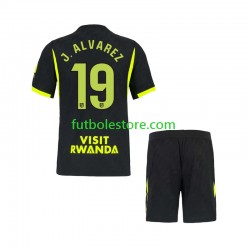 Segunda Equipación del Atlético Madrid Julian Alvarez 19 2026-2027 Manga Corta para Niño (Camiseta y pantalón)