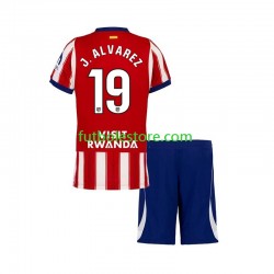 Primera Equipación del Atlético Madrid Julian Alvarez 19 2026-2027 Manga Corta para Niño (Camiseta y pantalón)