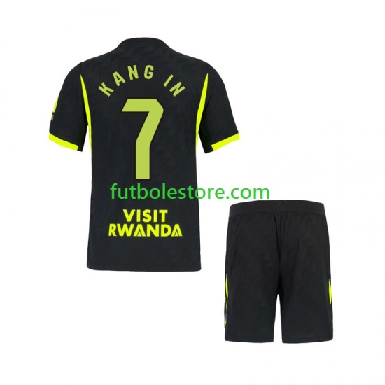 Segunda Equipación del Atlético Madrid Lee Kang-in 7 2026-2027 Manga Corta para Niño (Camiseta y pantalón)