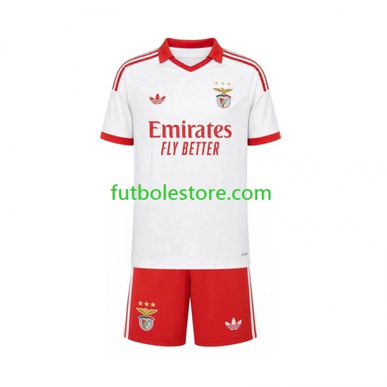 Segunda Equipación del Benfica 2026-2027 Manga Corta para Niño (Camiseta y pantalón)