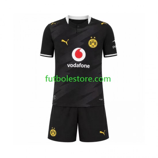 Segunda Equipación del Borussia Dortmund 2026-2027 Manga Corta para Niño (Camiseta y pantalón)