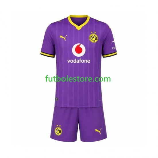 Tercera Equipación del Borussia Dortmund 2026-2027 Manga Corta para Niño (Camiseta y pantalón)