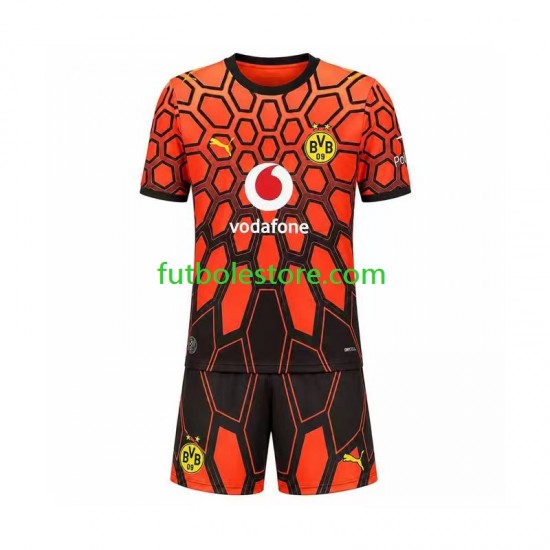 Primera Equipación del Borussia Dortmund Portero 2026-2027 Manga Corta para Niño (Camiseta y pantalón)