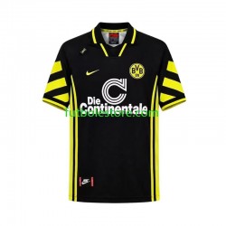 Segunda Equipación del Borussia Dortmund Retro 1996 Manga Corta para Hombre