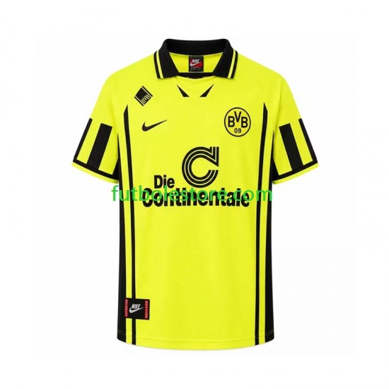 Primera Equipación del Borussia Dortmund Retro 1996 Manga Corta para Hombre