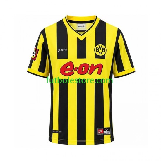 Primera Equipación del Borussia Dortmund Retro 2000 Manga Corta para Hombre