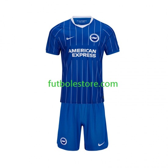 Primera Equipación del Brighton Hove Albion 2026-2027 Manga Corta para Niño (Camiseta y pantalón)