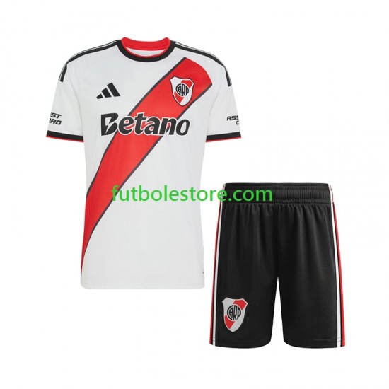 Primera Equipación del CA River Plate 2026-2027 Manga Corta para Niño (Camiseta y pantalón)