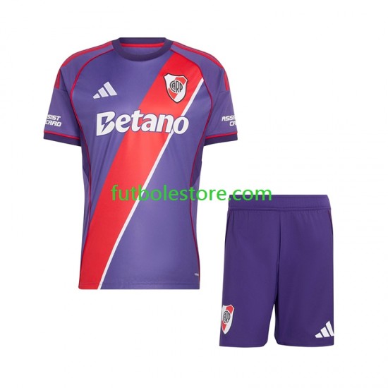Tercera Equipación del CA River Plate 2026-2027 Manga Corta para Niño (Camiseta y pantalón)