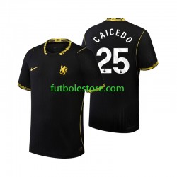 Segunda Equipación del Chelsea Moises Caicedo 25 2026-2027 Manga Corta para Hombre