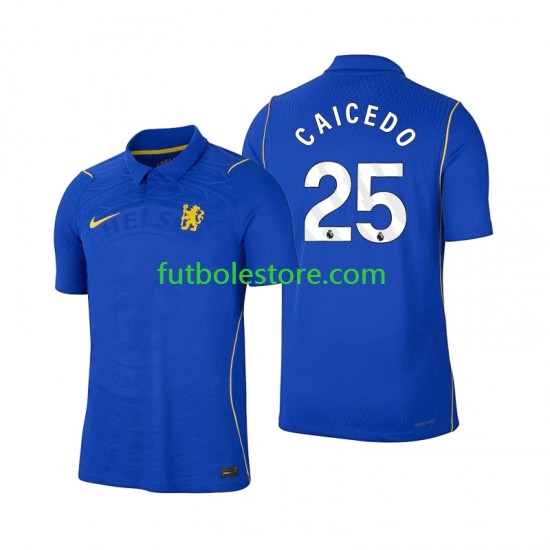 Primera Equipación del Chelsea Moises Caicedo 25 2026-2027 Manga Corta para Hombre