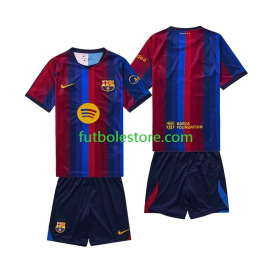 Primera Equipación del FC Barcelona 2026-2027 Manga Corta para Niño (Camiseta y pantalón)