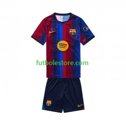 Primera Equipación del FC Barcelona 2026-2027 Manga Corta para Niño (Camiseta y pantalón)