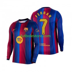 Primera Equipación del FC Barcelona Ferran Torres 7 2026-2027 ML para Hombre
