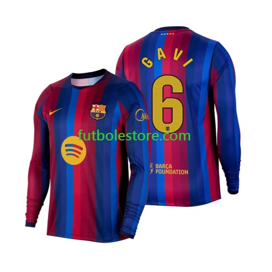 Primera Equipación del FC Barcelona Gavi 6 2026-2027 ML para Hombre