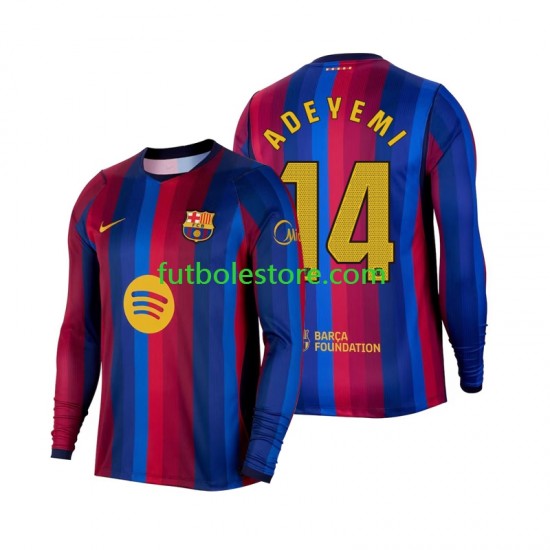 Primera Equipación del FC Barcelona Karim Adeyemi 14 2026-2027 ML para Hombre