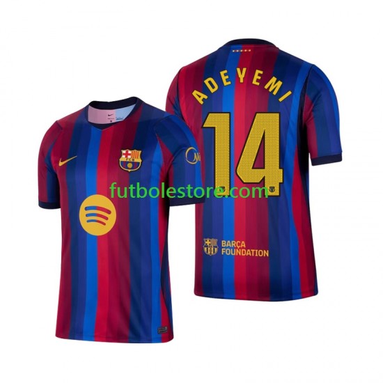 Primera Equipación del FC Barcelona Karim Adeyemi 14 2026-2027 Manga Corta para Hombre