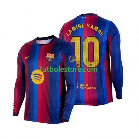 Primera Equipación del FC Barcelona Lamine Yamal 10 2026-2027 ML para Hombre